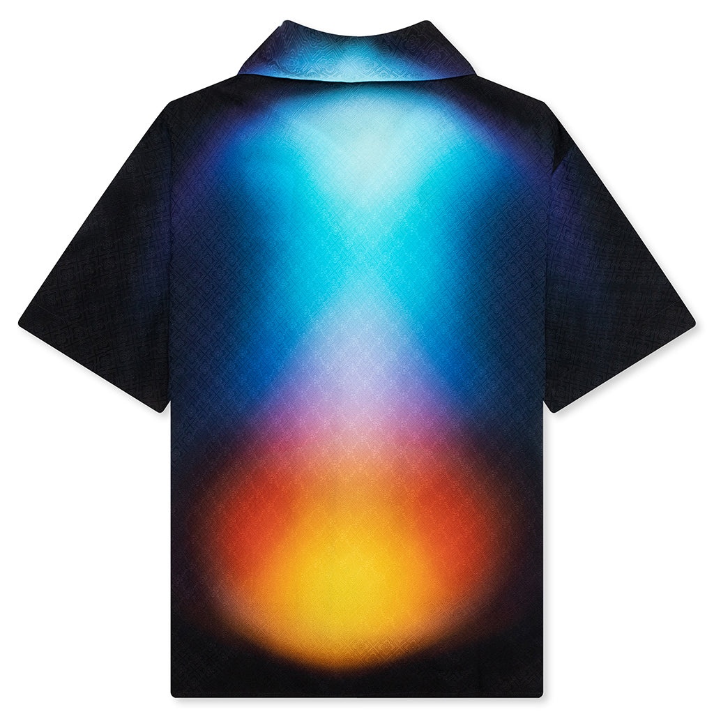 SHORT SLEEVE CUBAN COLLAR SHIRT - GRADIENT - 2