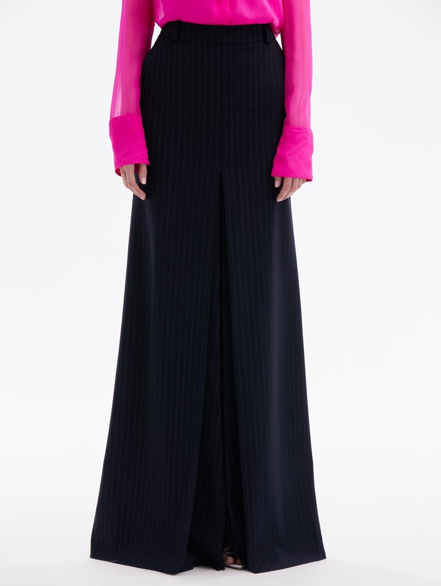 PINSTRIPED MAXI SKIRT - 4