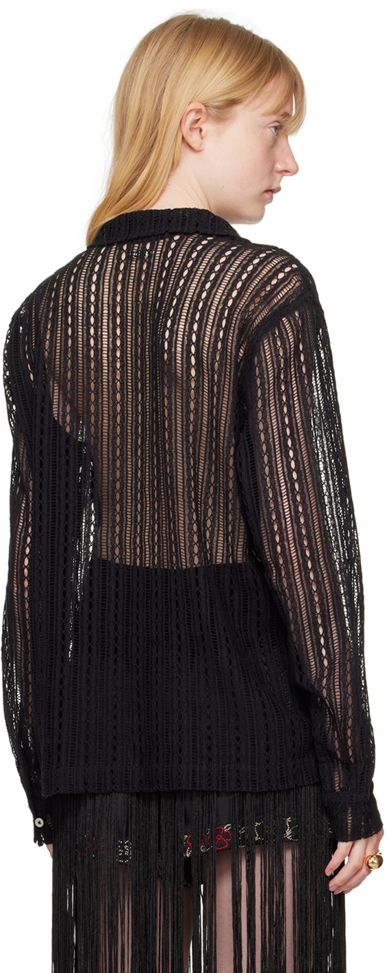 Black Meandering Shirt - 3
