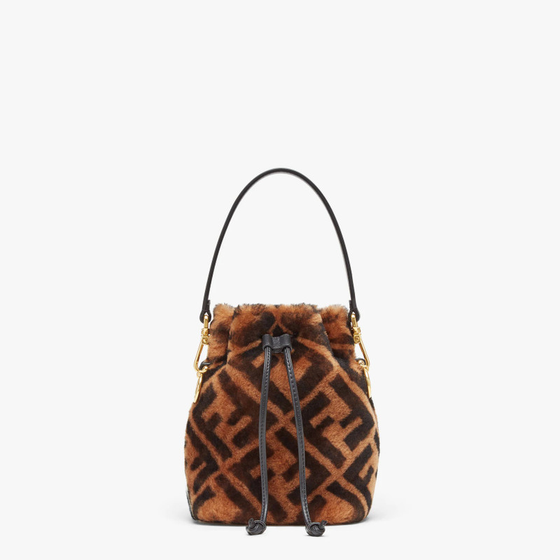 Mini-bag in brown sheepskin 1