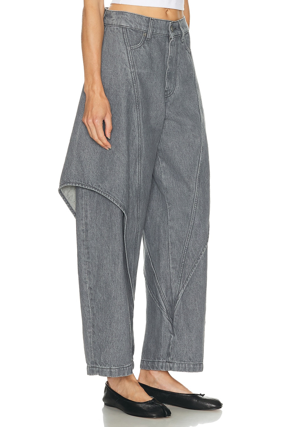Cropped Sculptural Leg - 2