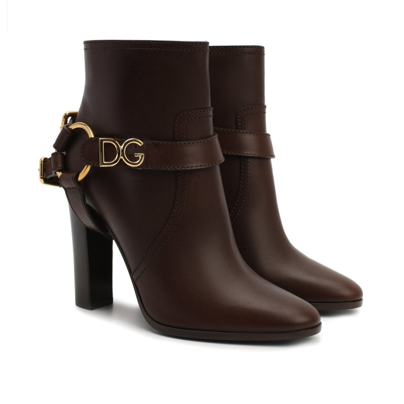 Dolce & Gabbana Dolce & Gabbana Leather Ankle Boots Women outlook