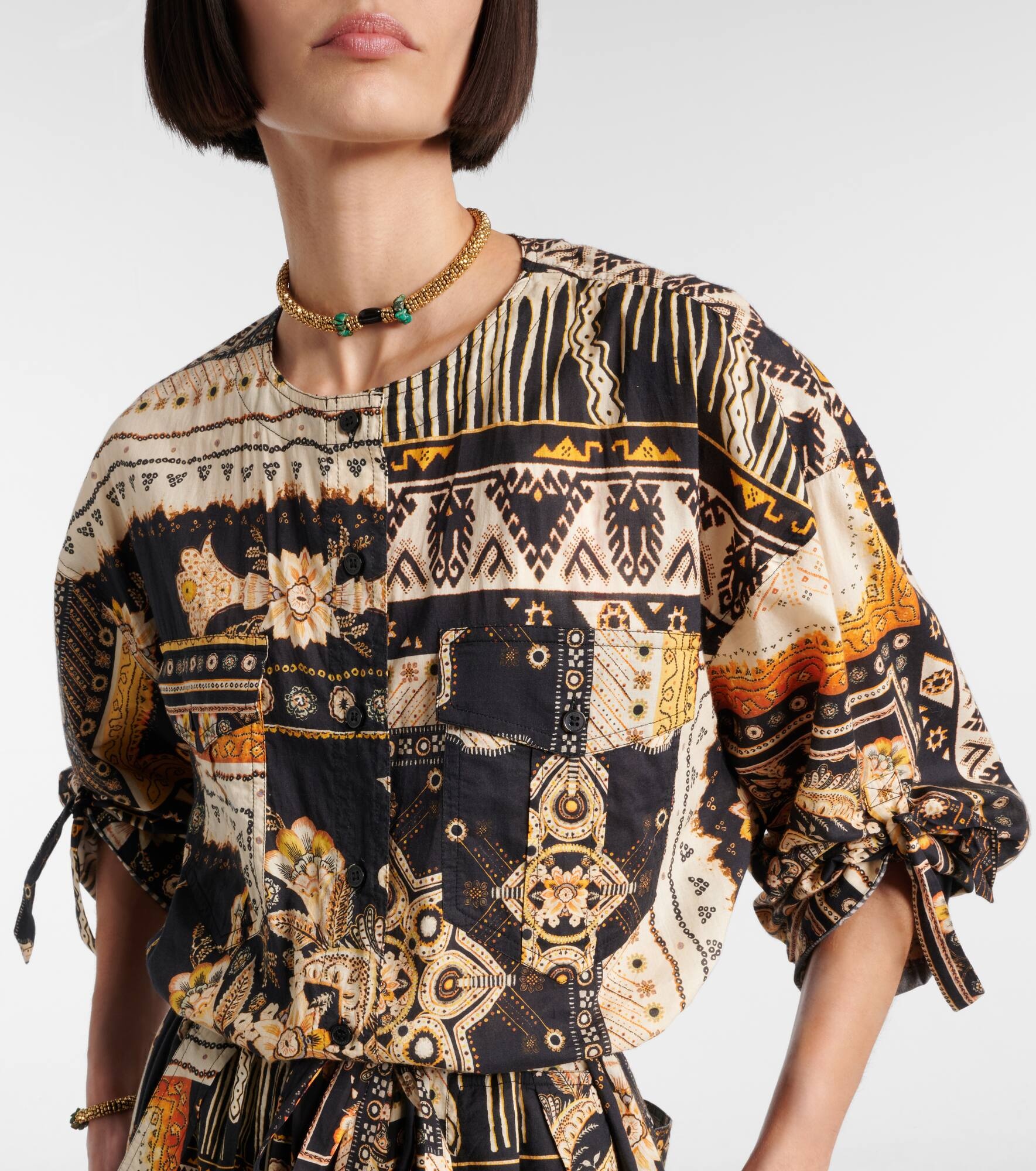 Niely printed cotton romper - 4