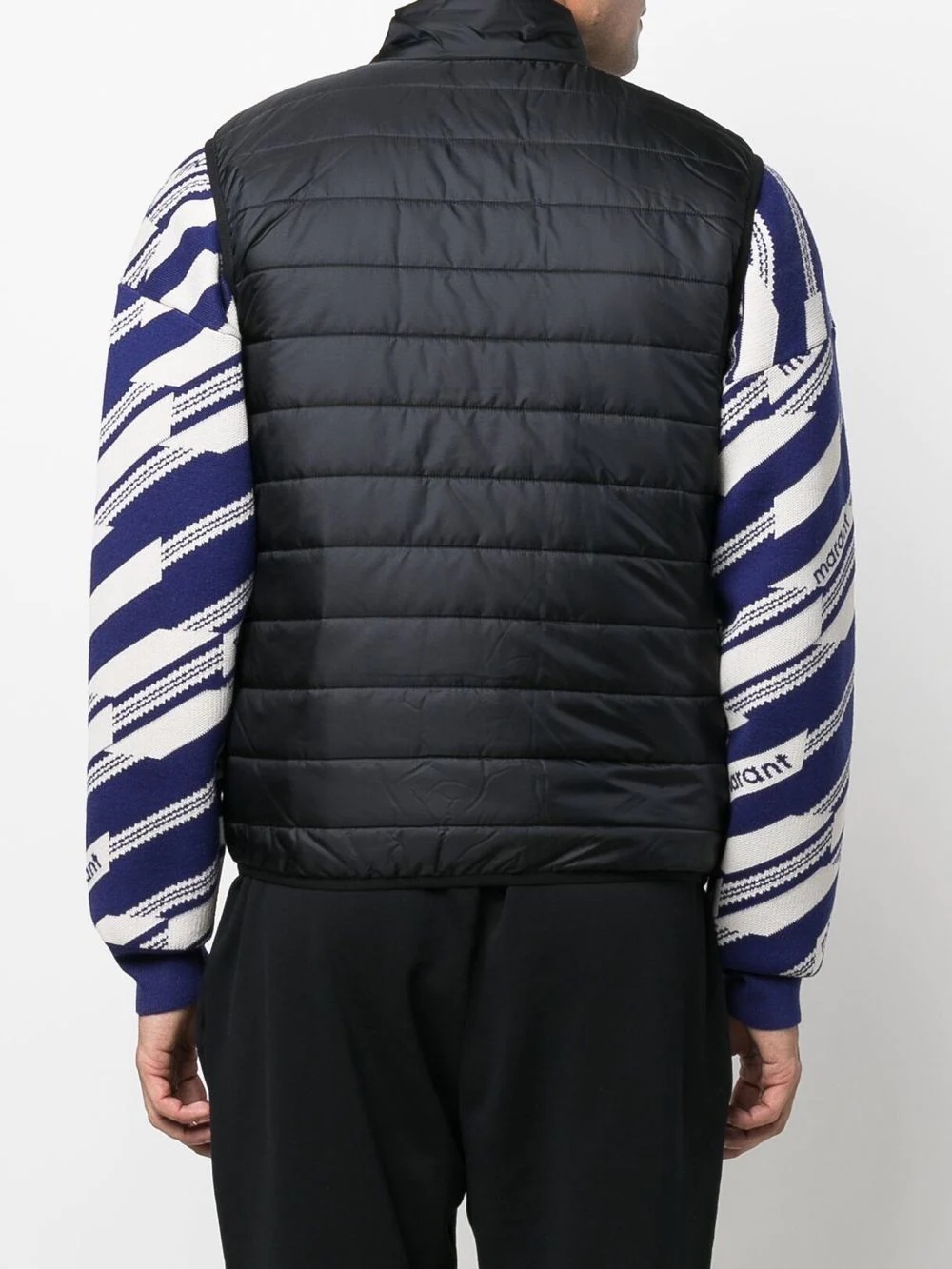 quilted padded gilet - 4