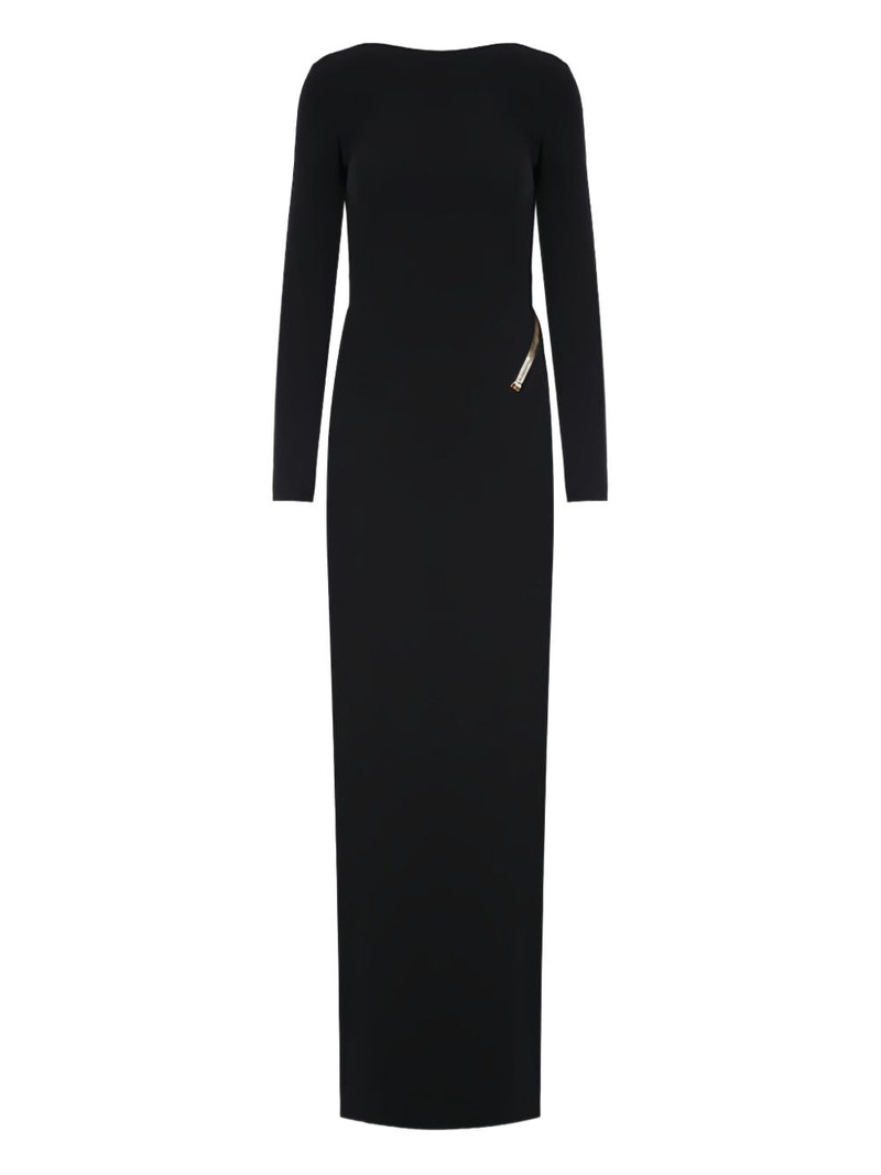 TOM FORD open-back side-zip maxi dress outlook