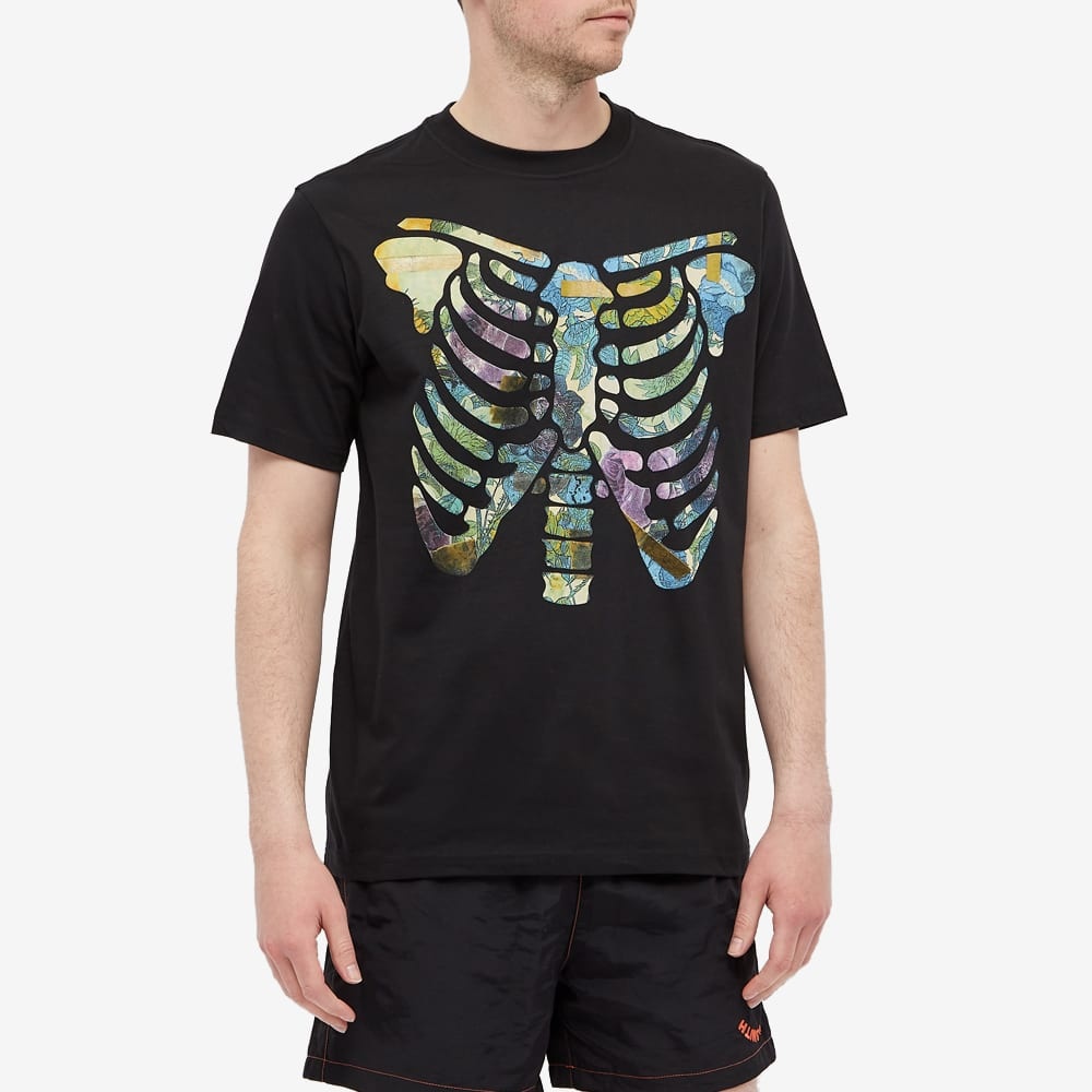 Paul Smith Floral Ribs Tee - 3