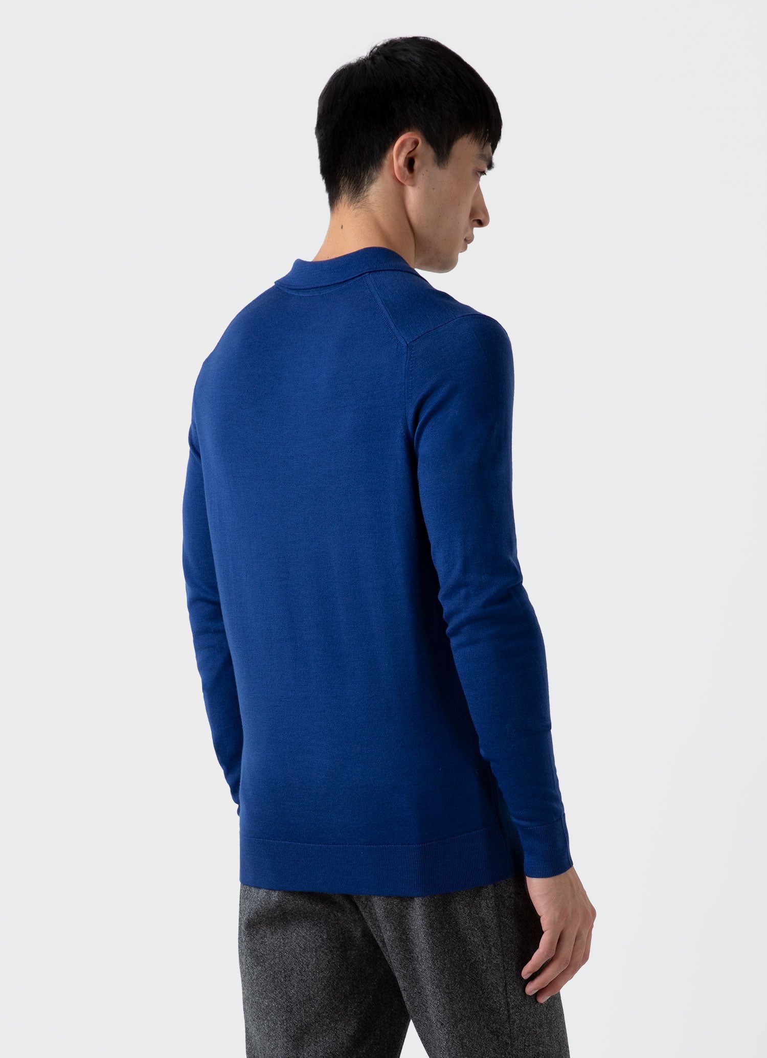 Fine Merino Wool Polo Shirt - 4
