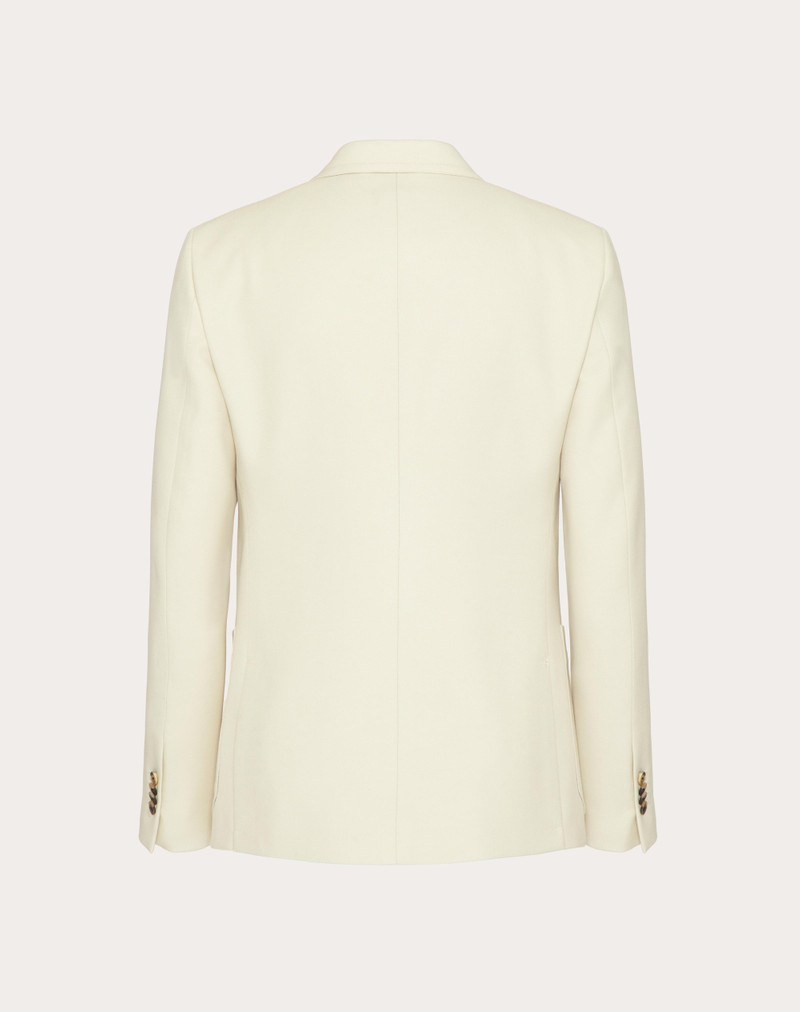 Valentino SINGLE-BREASTED WOOL JACKET WITH MAISON VALENTINO TAILORING LABEL outlook