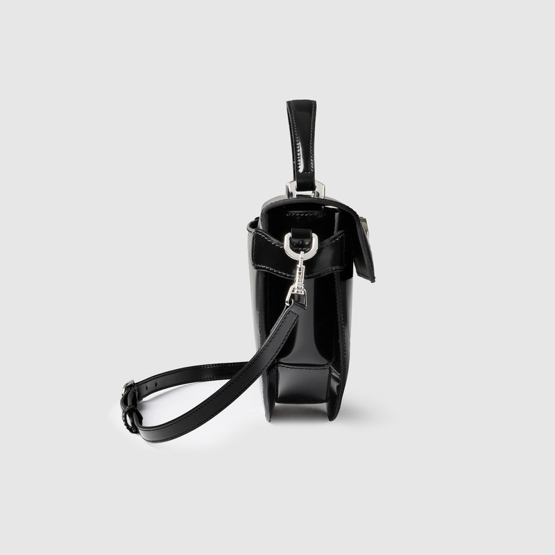 Medium half-moon top handle bag 6