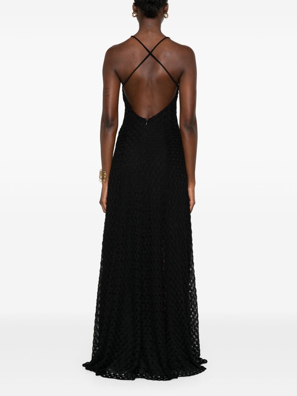 V-neck maxi dress - 4