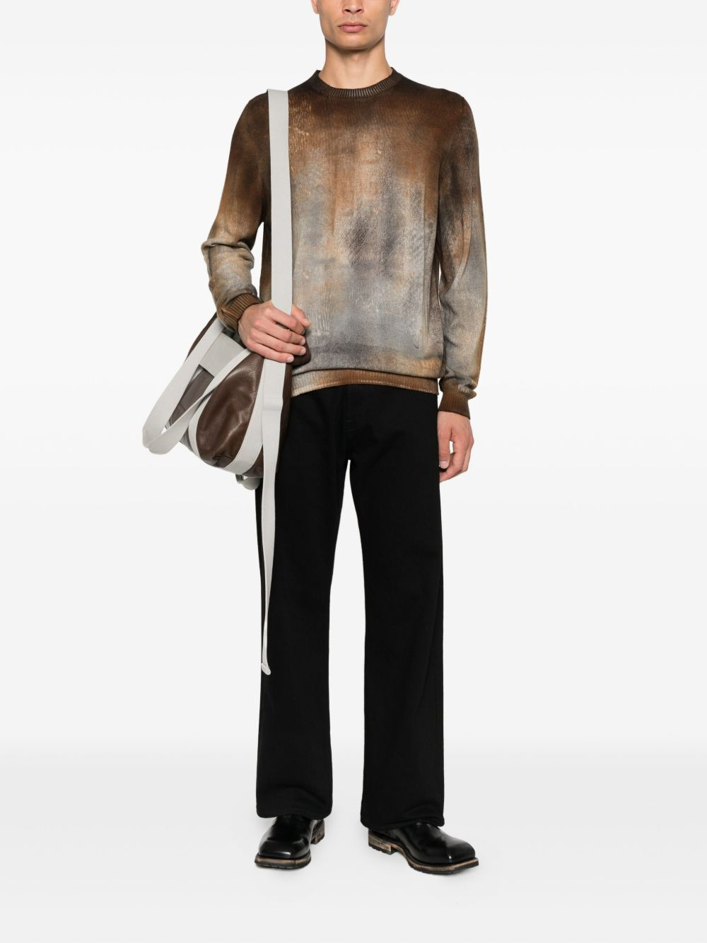 abstract-print sweater - 2