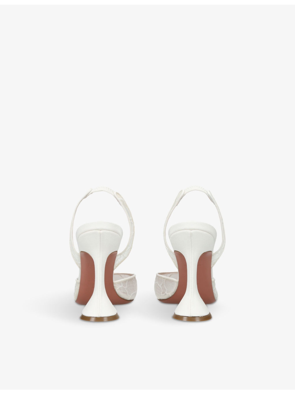 Holli 95 sling-back lace heeled courts - 4