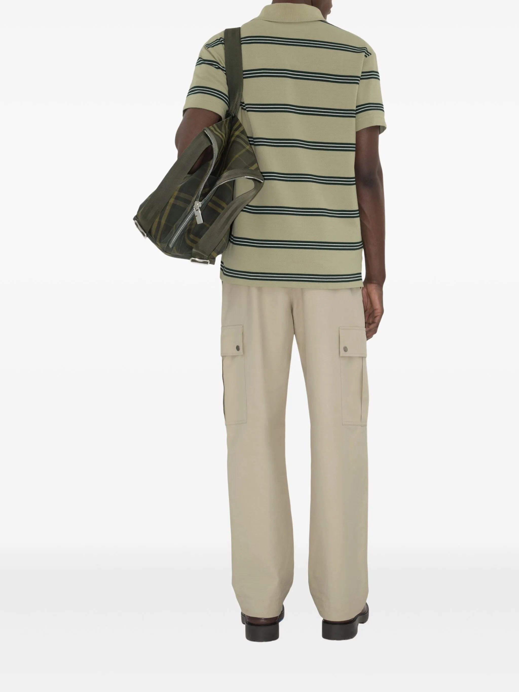 striped cotton polo shirt - 4