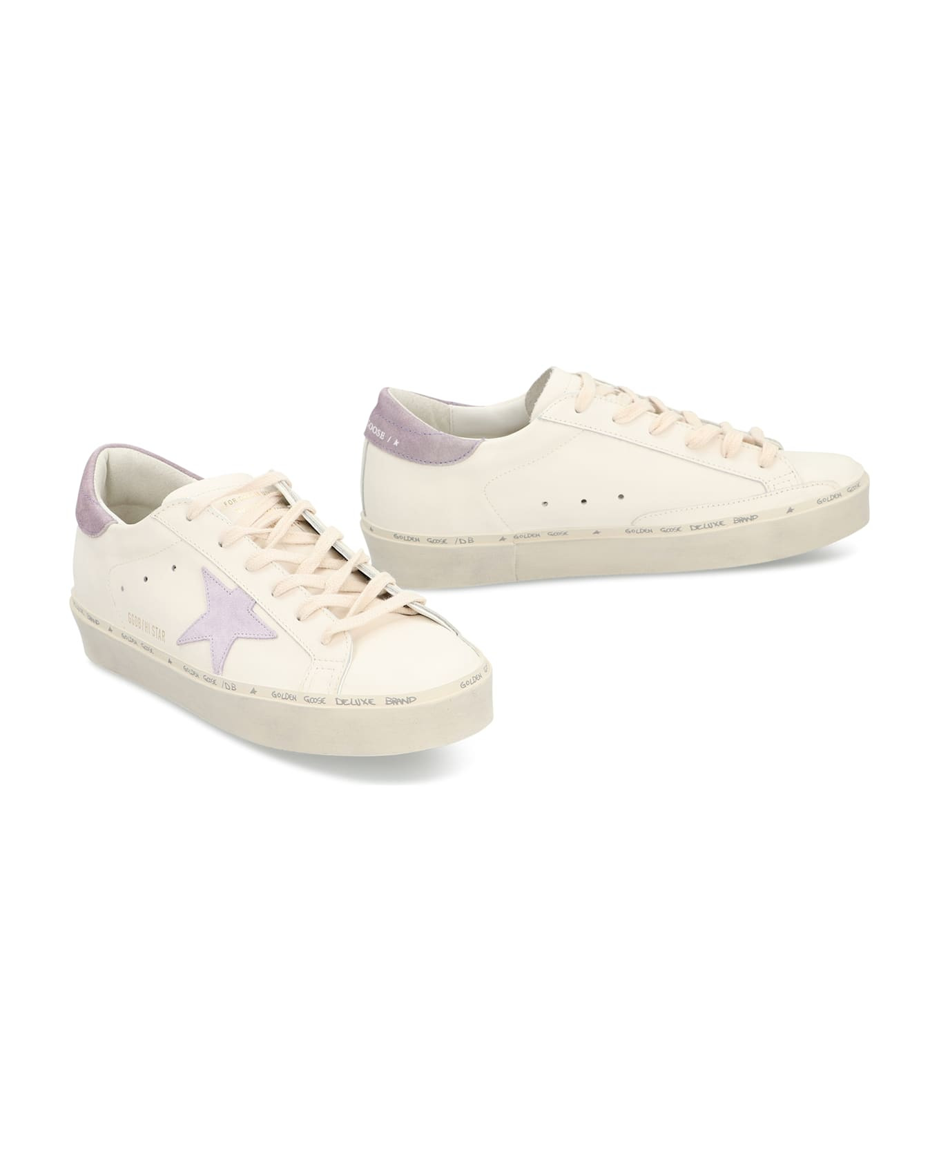 Hi Star Leather Platform Sneakers - 3