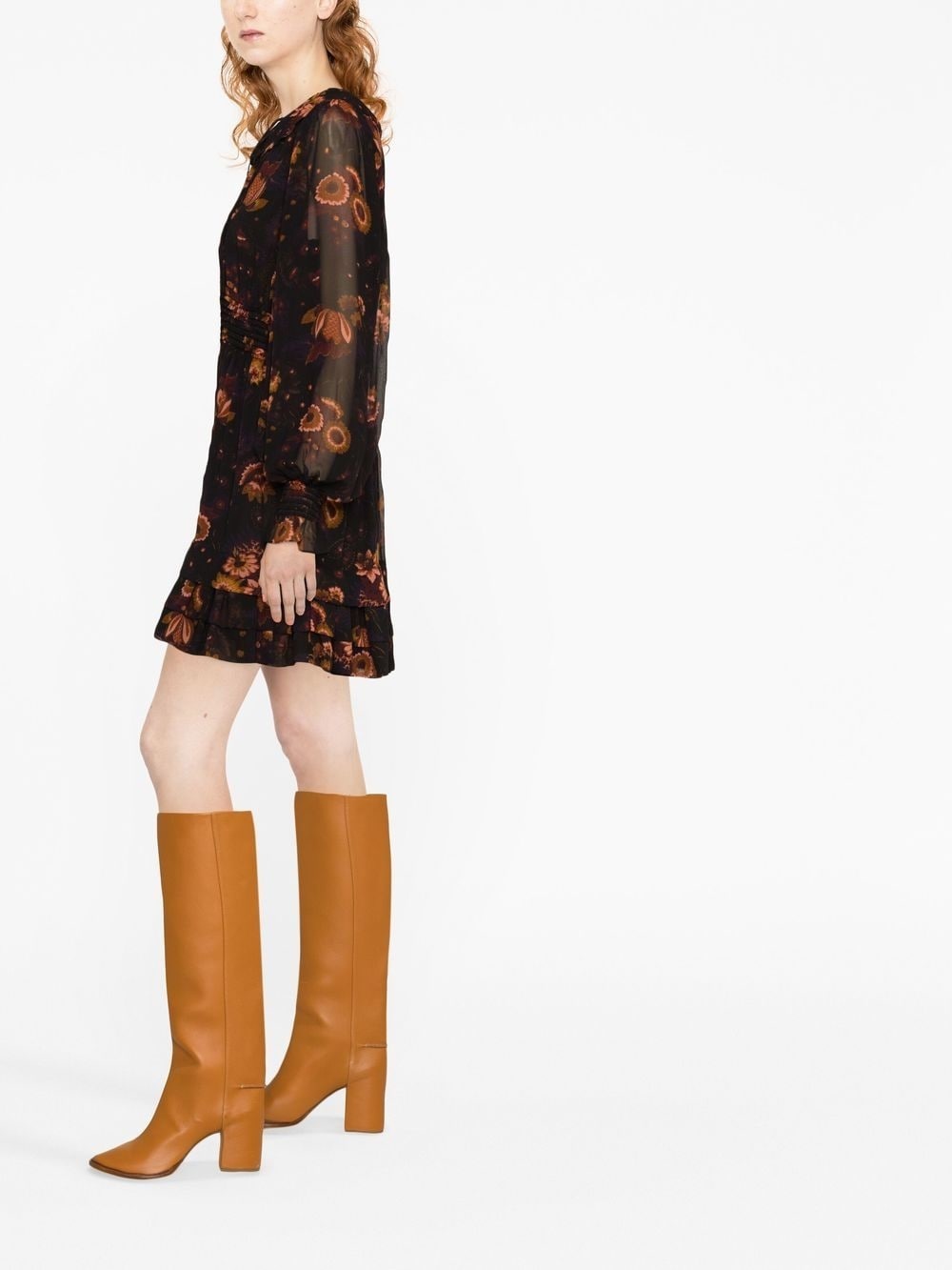 Adara floral-print dress - 3