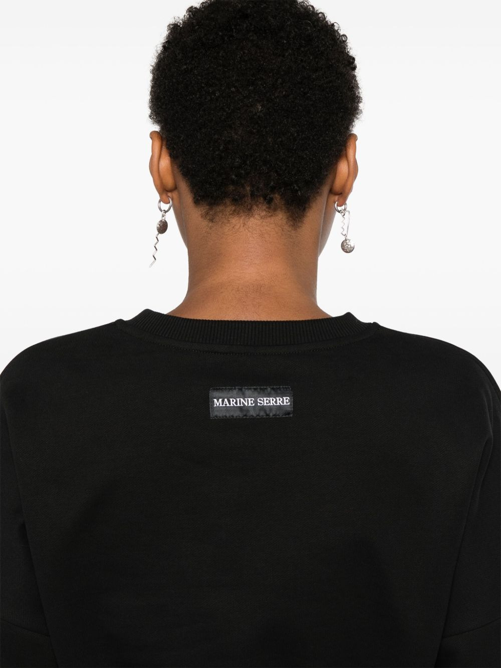 MARINE SERRE Cropped Sweatshirt - 3