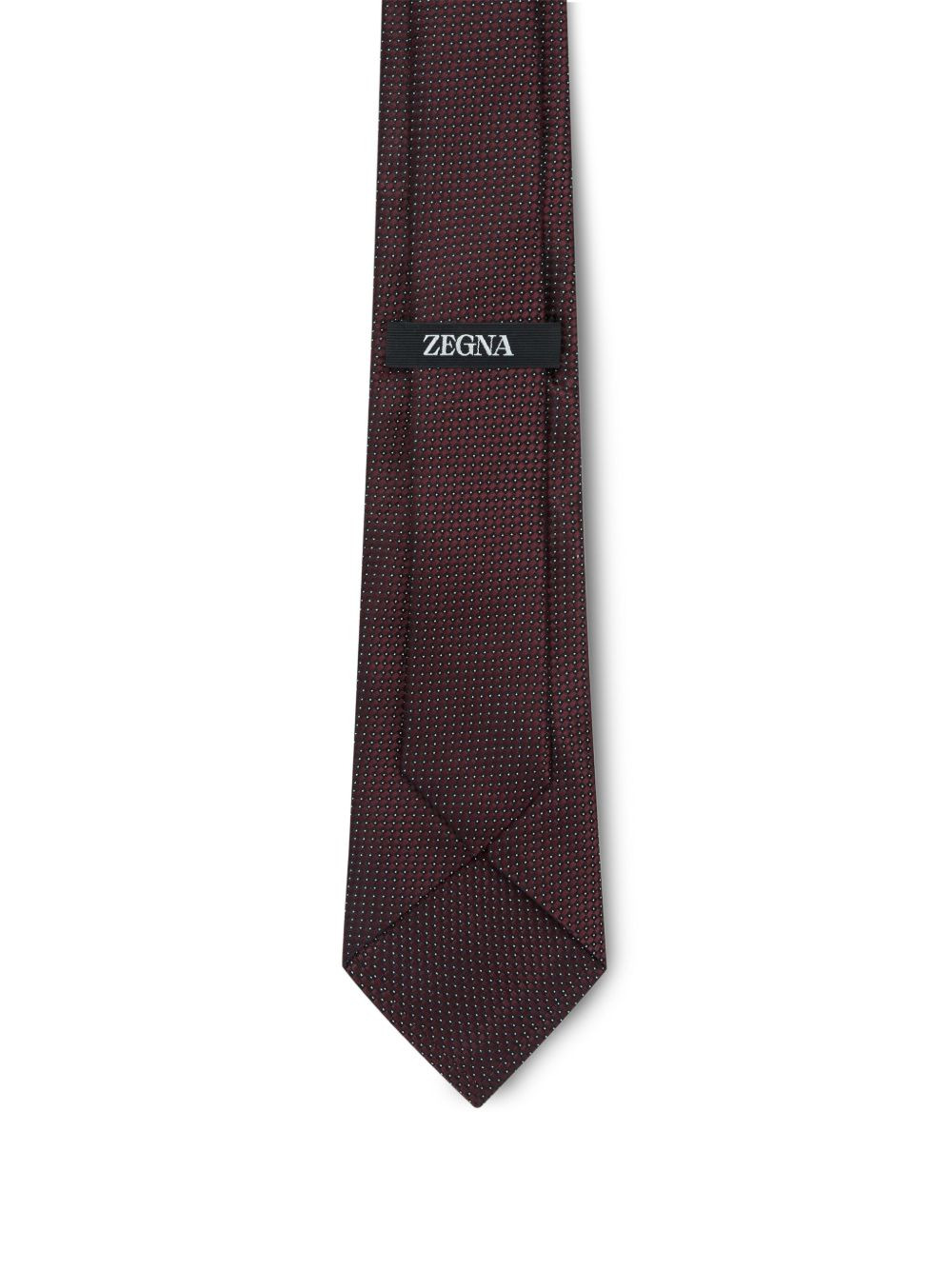 jacquard silk tie - 2