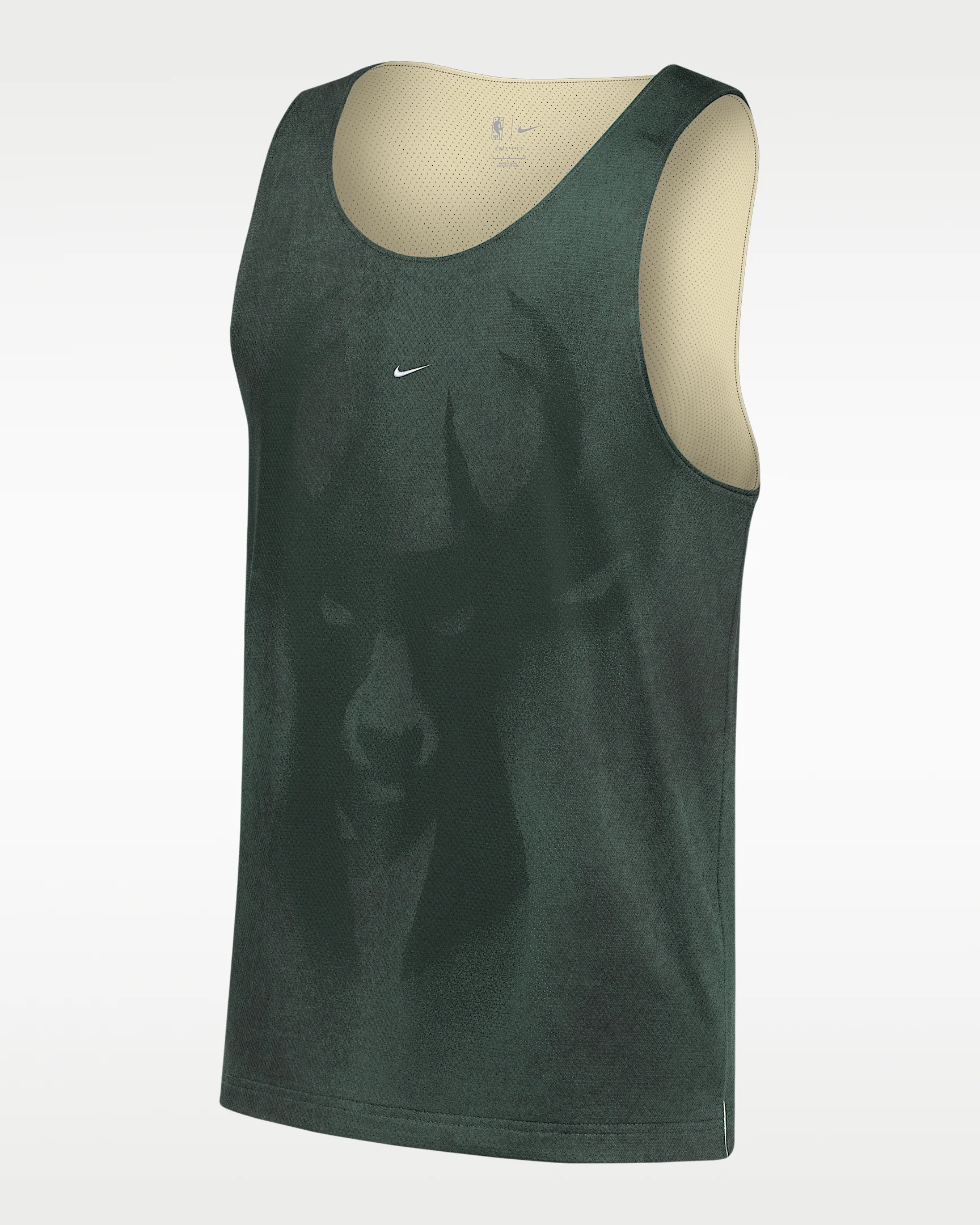 Milwaukee Bucks Standard Issue Nike Men's Mesh Basketball Jersey - 1