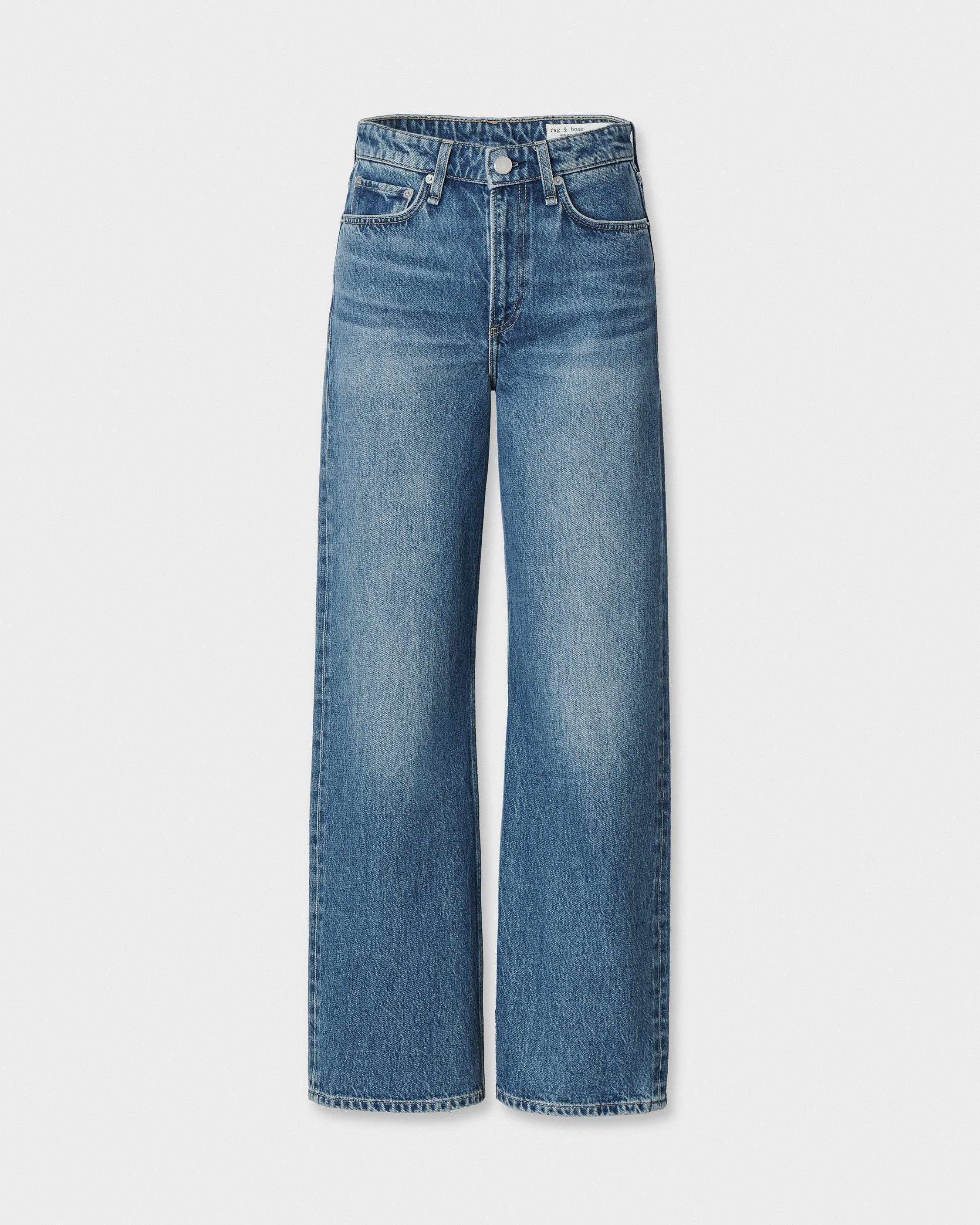 Logan Wide-Leg Jean Mid-Rise in Rigid Denim - 1
