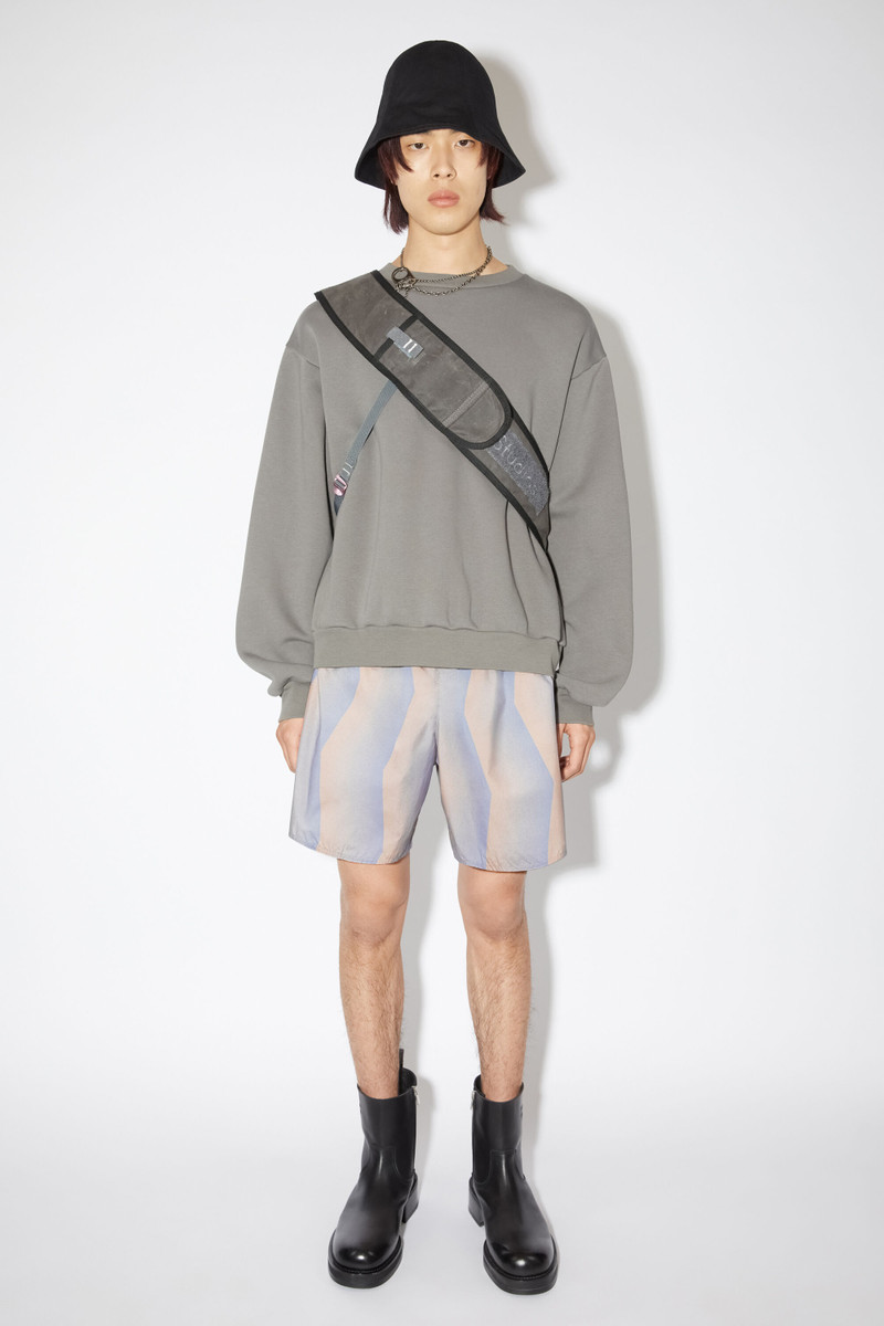 Acne Studios Print swim shorts - Blue/beige outlook