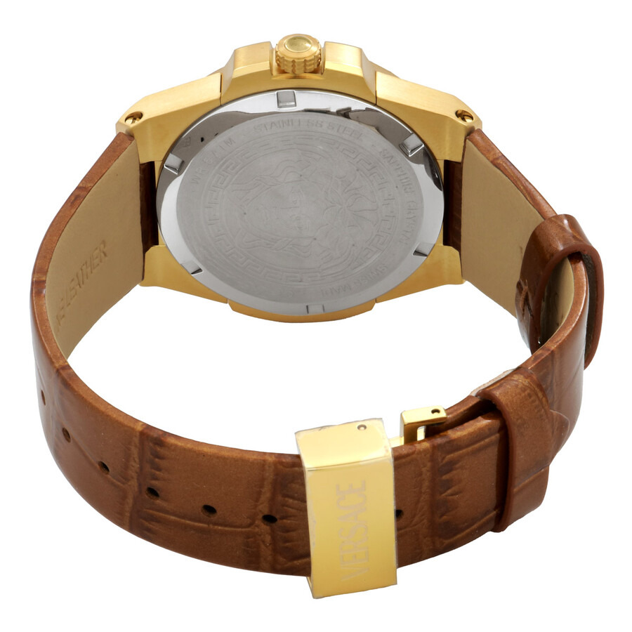 Versace Hera Quartz Gold Dial Ladies Watch VE8D00224 - 3