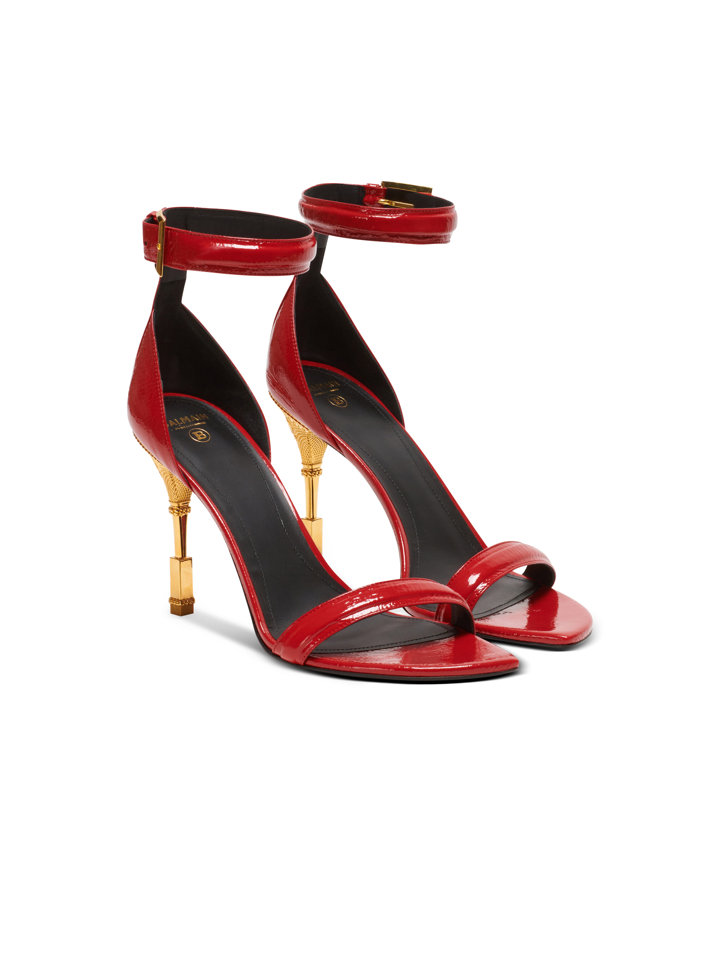 Moneta patent leather sandals - 2