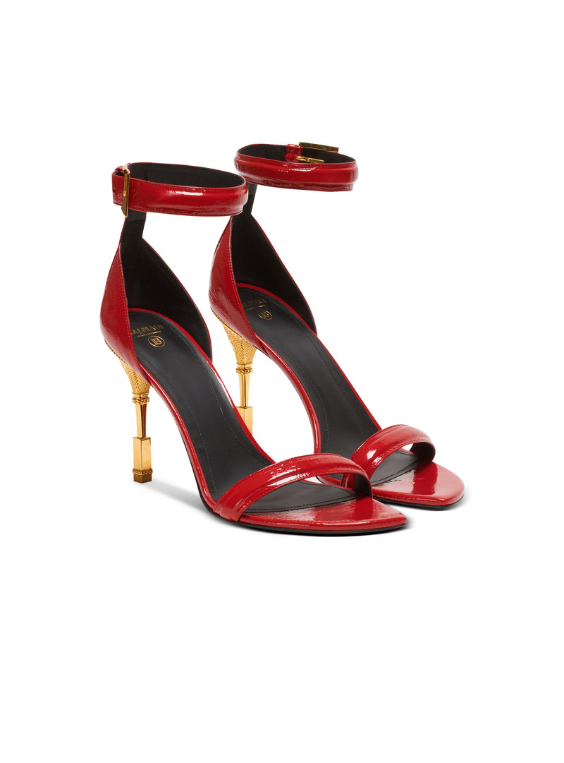Moneta patent leather sandals 2