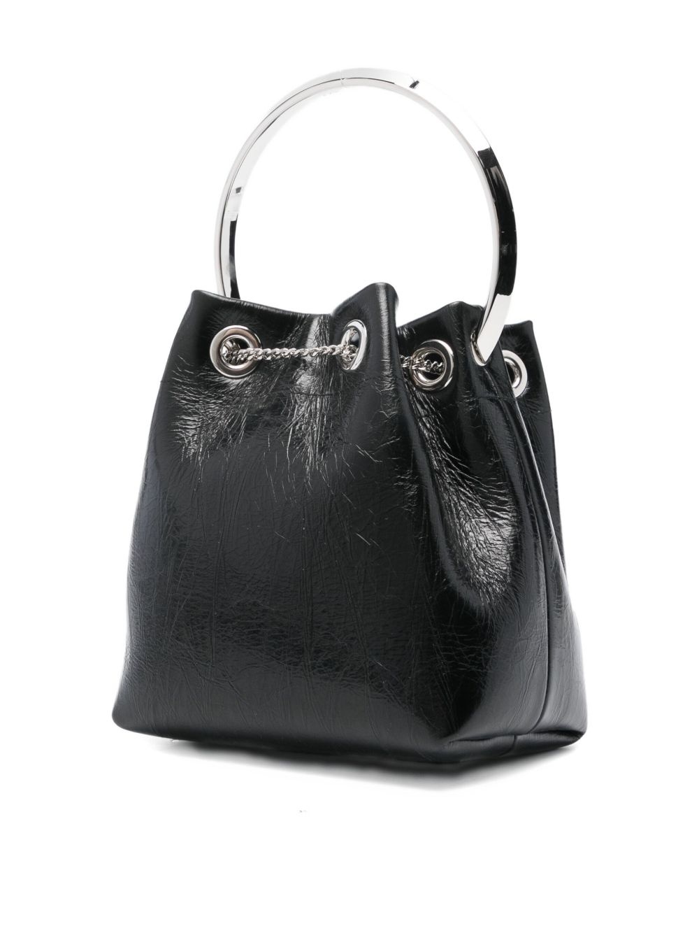 Bon Bon circular-handle tassel bucket bag - 3