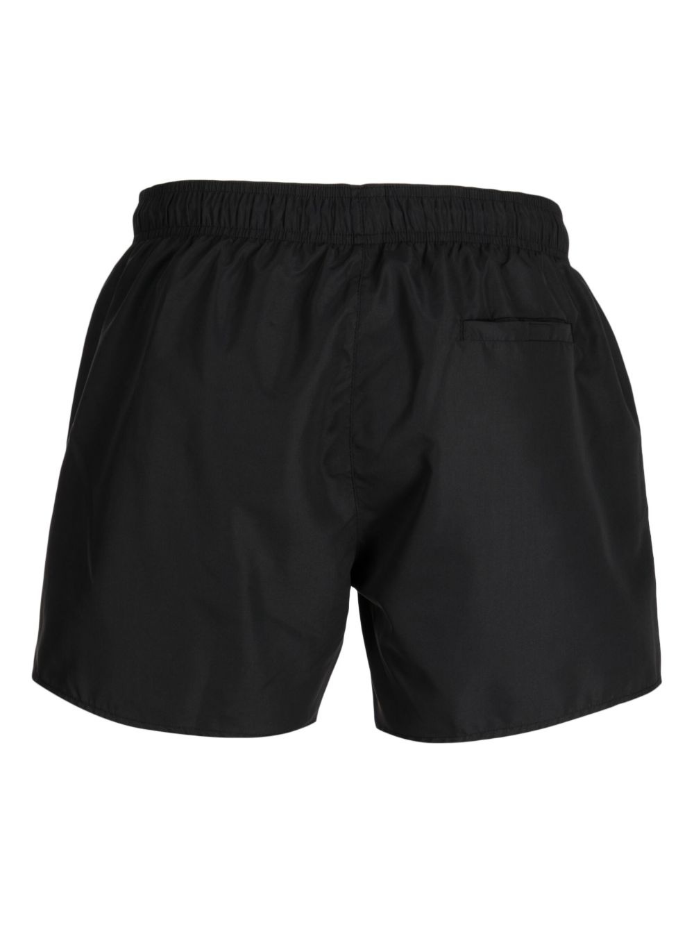 logo-plaque drawstring shorts - 2