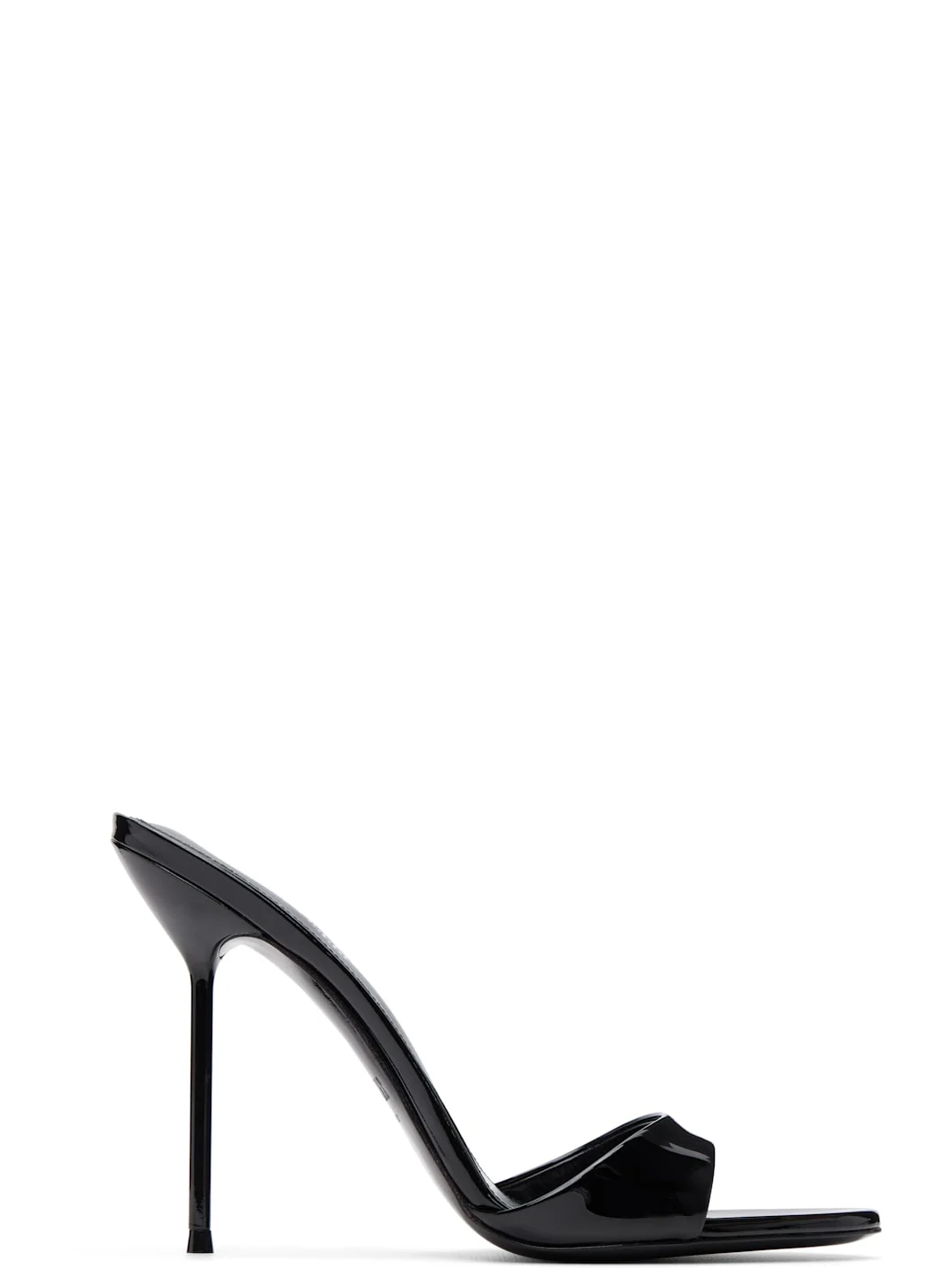 Black Lidia Mule 105 Heeled Sandals - 1