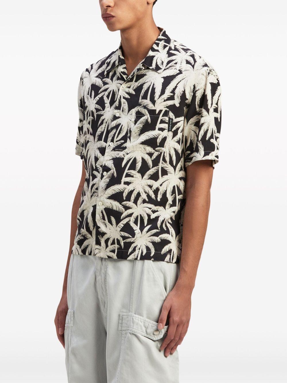 Palms floral-print shirt - 4