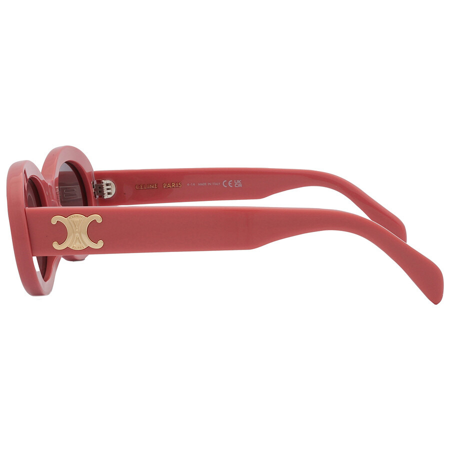 Celine Triomphe Grey Oval Ladies Sunglasses CL40194U 72A 52 - 5