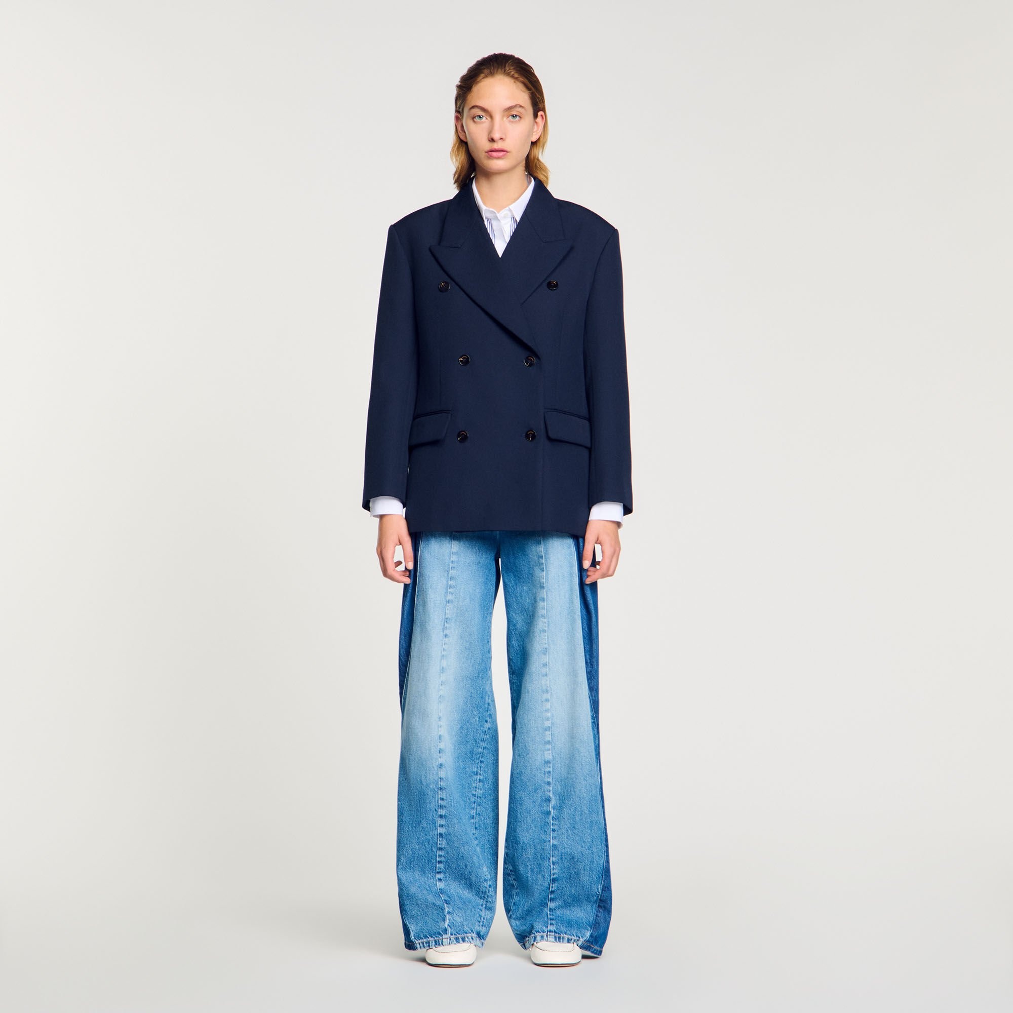WOOL BLEND SUIT JACKET - 3