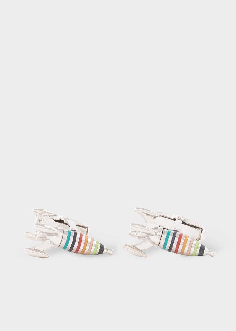 'Artist Stripe' 'Rocket' Cufflink 1
