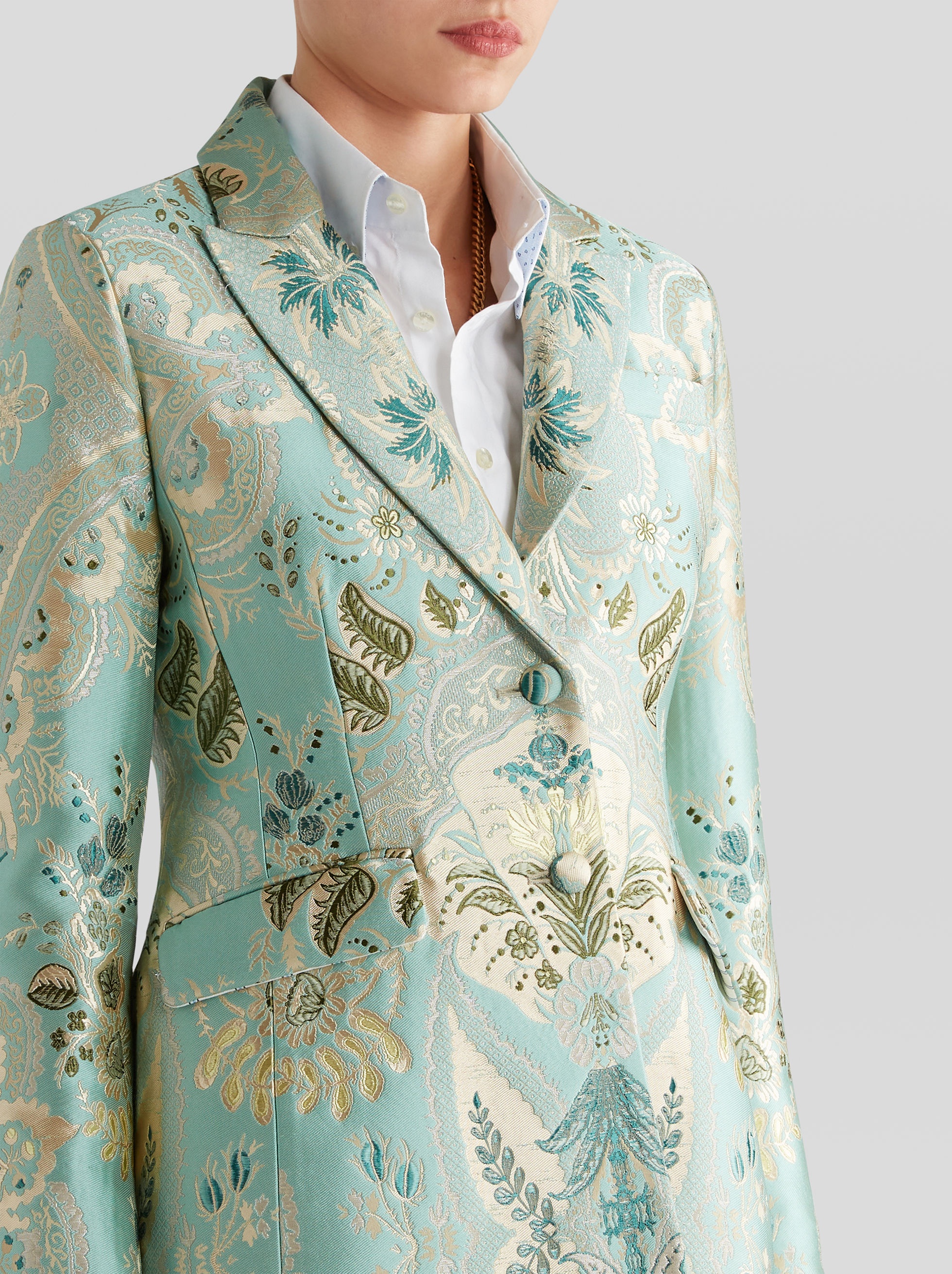 TAILORED JACQUARD JACKET - 2