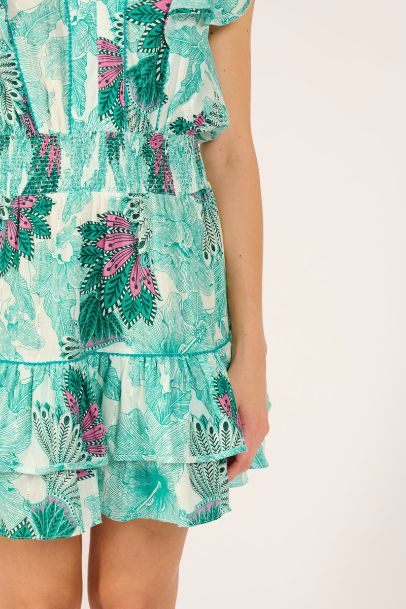 Mini Dress Camila - Green Padang 7