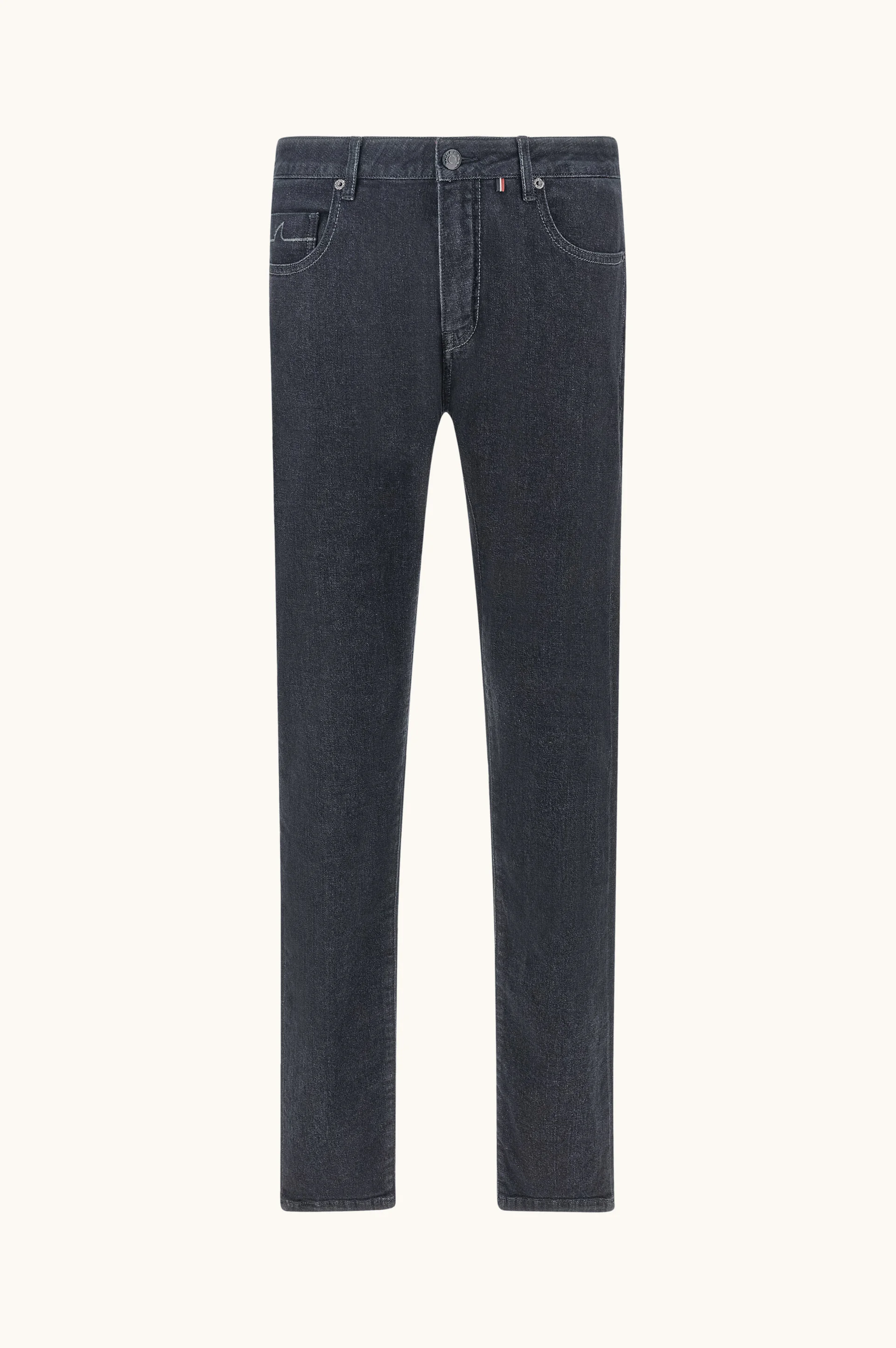 VARESE BLACK RIVET JEANS - 1