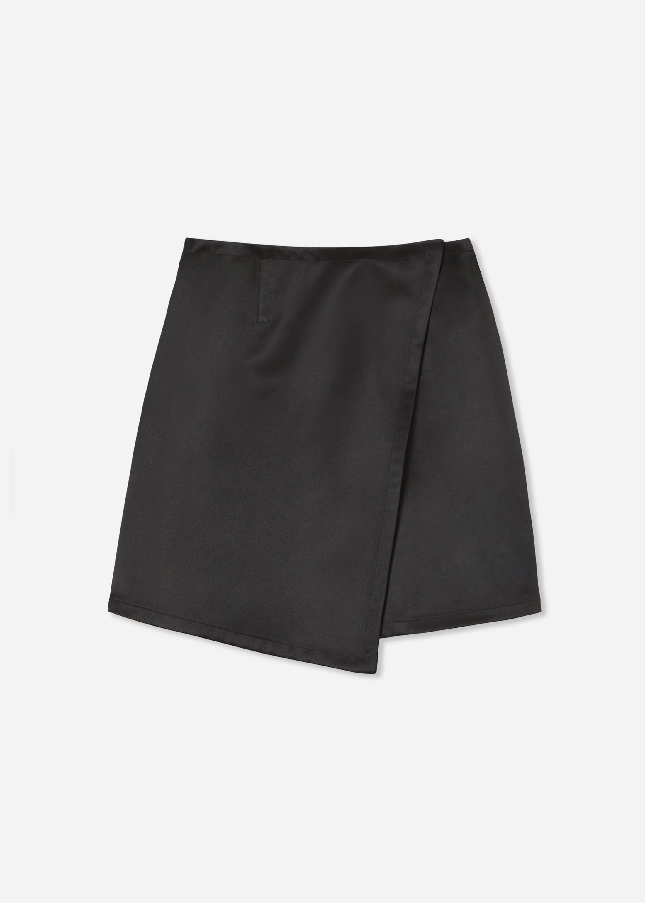 Wrap Skirt in Duchess Satin - 1