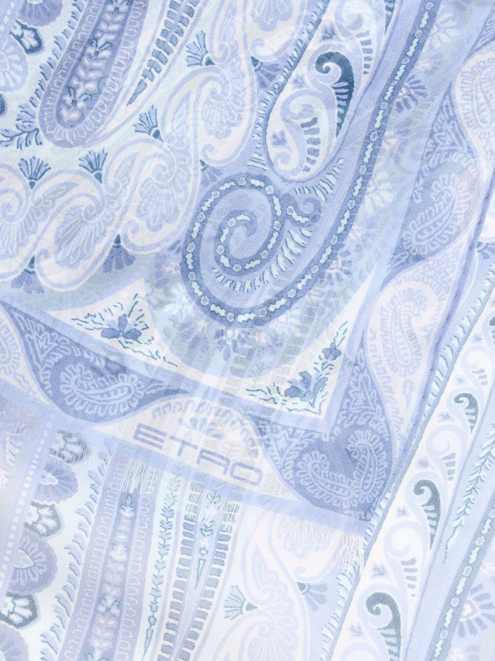 paisley-print scarf - 3