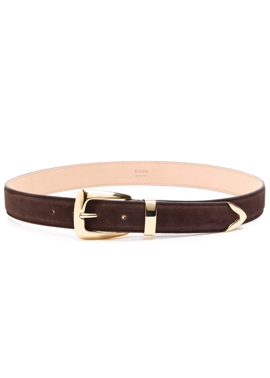 Khaite Benny Suede Belt - 1