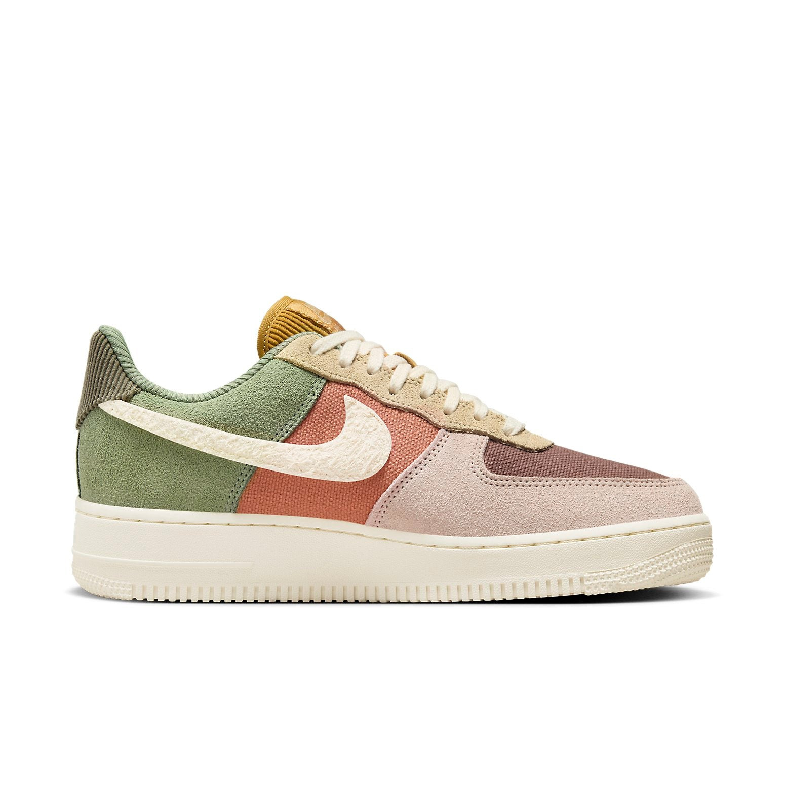 (WMNS) Nike Air Force 1 '07 LX 'Oil Green Terra Blush' FZ3782-386 - 2