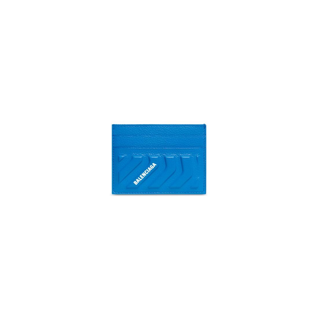 Men's Car Card Holder in Blue - 1