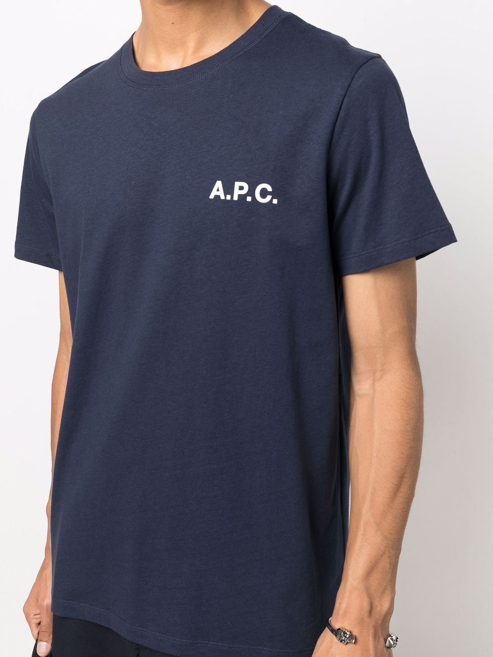 logo cotton T-shirt - 5