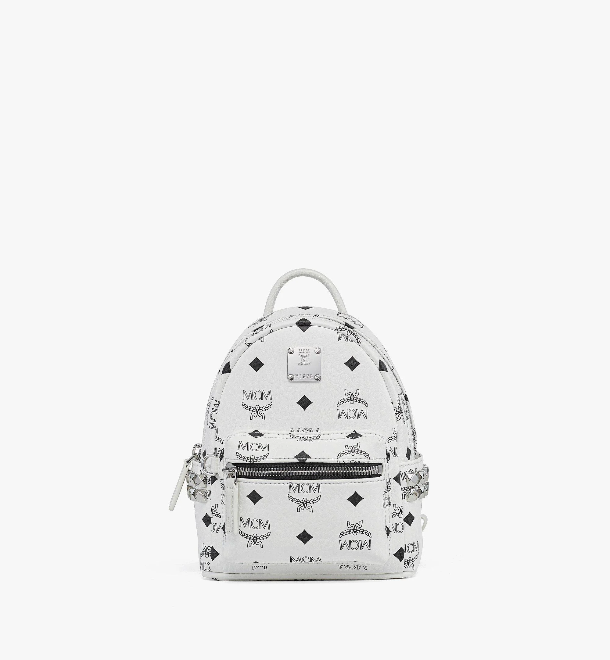 Stark Bebe Boo Side Studs Backpack in Visetos - 1