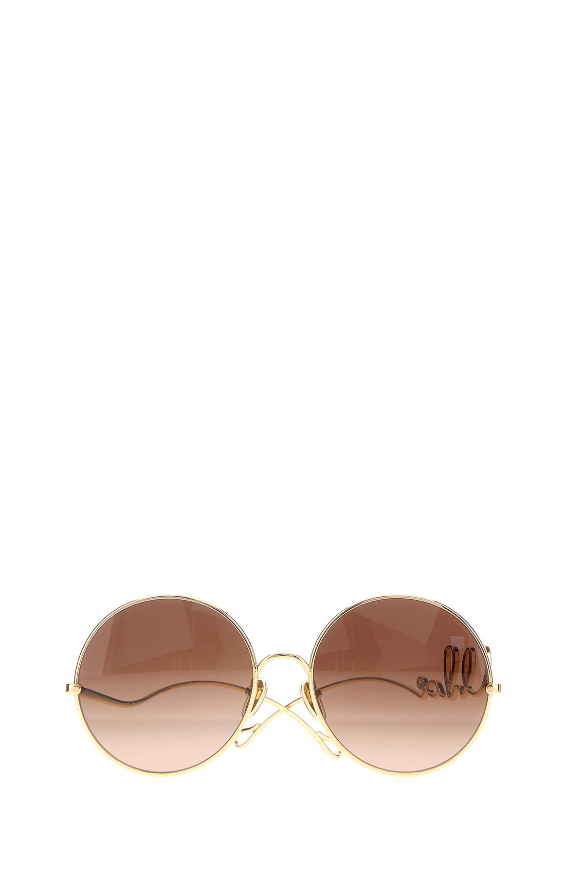 Gold metal sunglasses - 2