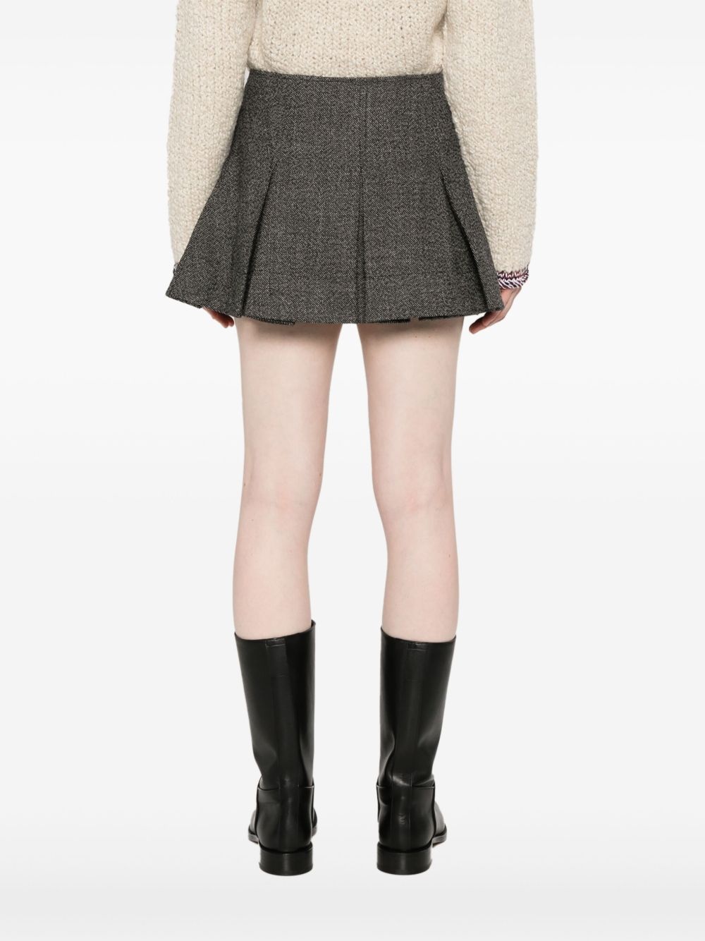 pleated mini skirt - 4