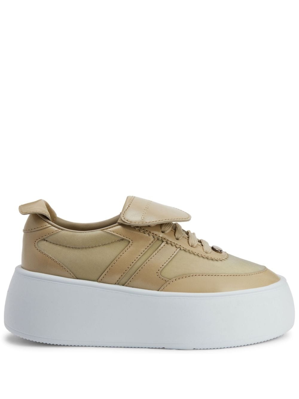 League Maxi leather sneakers - 1