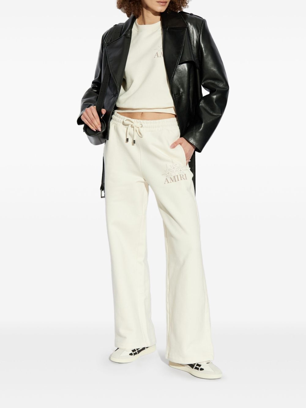 cotton track pants - 2