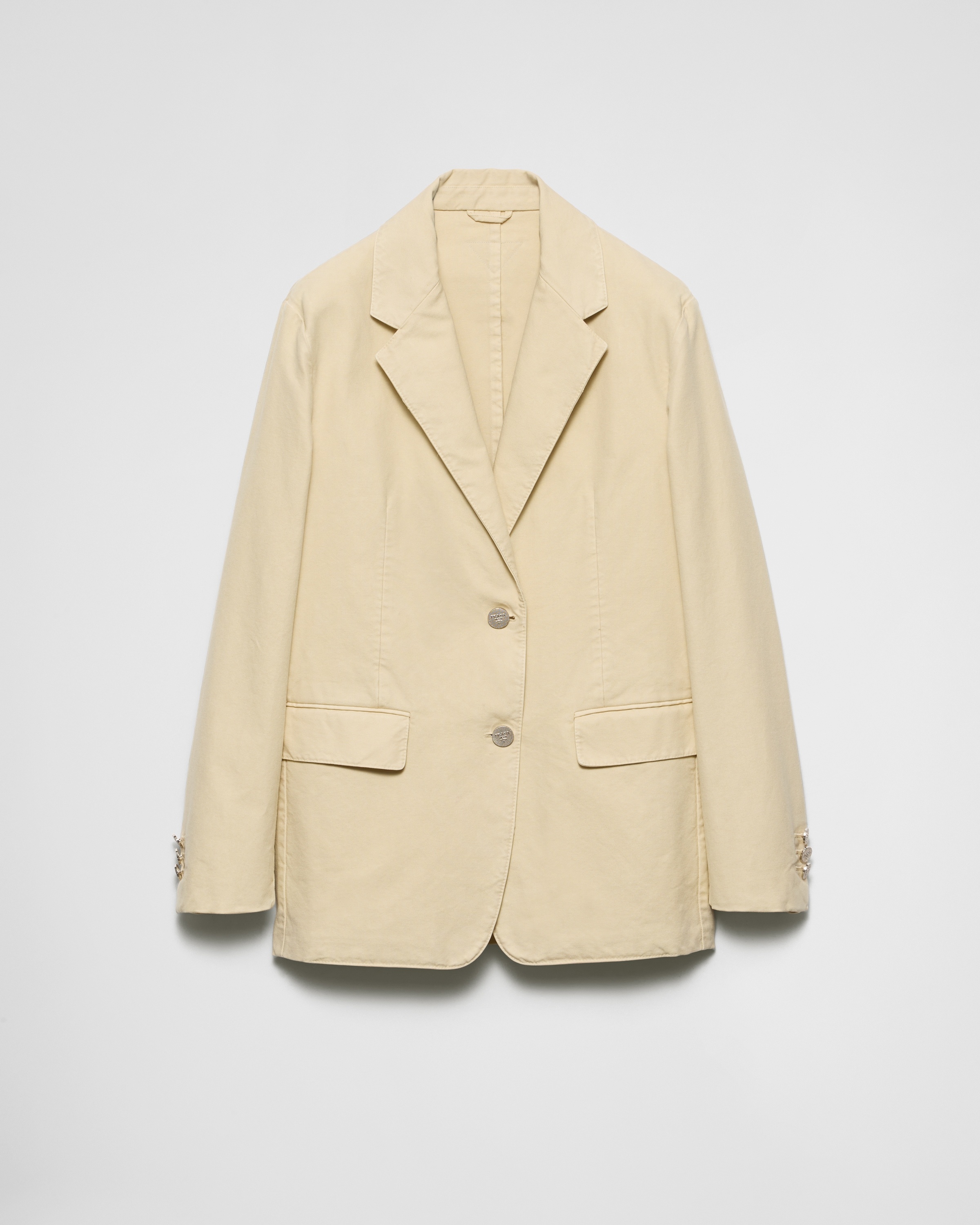 Single-breasted old canvas jacket - 1