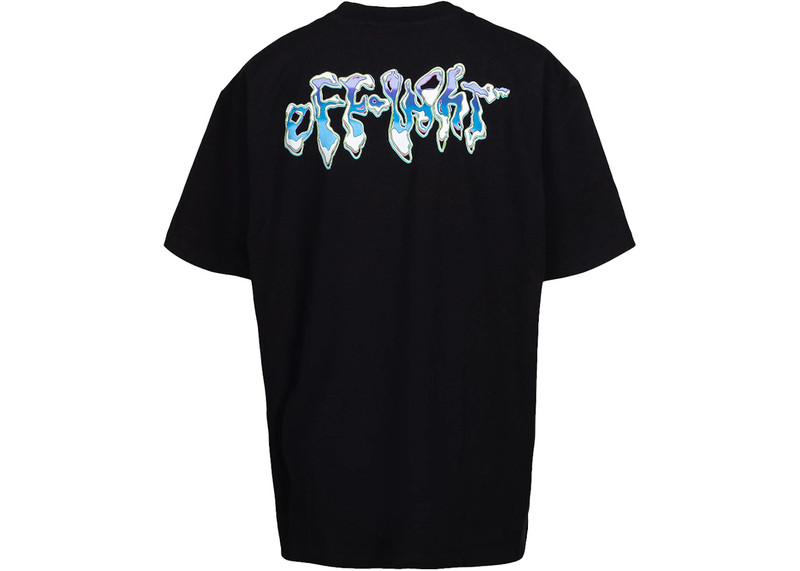 Off-White OFF-WHITE 90's Liquid Oversized T-Shirt Black/Multi outlook